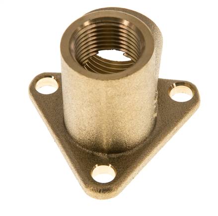 G 3/8'' Messing Muurplaat 2-weg Luchtdoorvoer 16 Bar [2 Stuks]