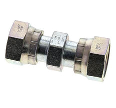UN 1-3/16''-12 Verzinkt Stalen Sok ORFS with Wartelmoer 400 Bar - Hydrauliek