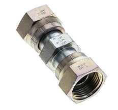 UN 1-3/16''-12 Verzinkt Stalen Sok ORFS with Wartelmoer 400 Bar - Hydrauliek