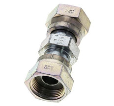 UN 1-3/16''-12 Verzinkt Stalen Sok ORFS with Wartelmoer 400 Bar - Hydrauliek