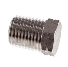1/4'' NPT Buitendraad RVS Plug met Buitenzeskant 275 Bar