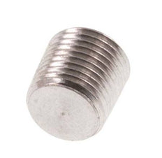 M8x0.75 RVS Plug met Binnenzeskant zonder kraag (Conisch) 40 Bar