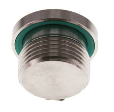G 3/4'' Buitendraad RVS Plug met Binnenzeskant en FKM Afdichting 400 Bar