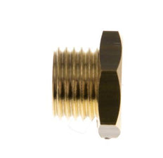 G 1/4'' Messing Plug met buitenzeskant 16 Bar [5 Stuks]