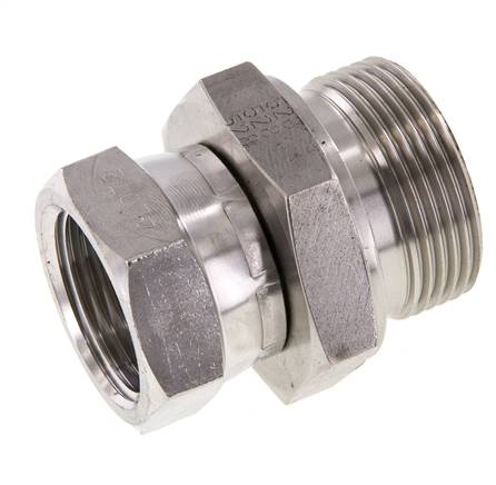 G 1'' x G 1 1/4'' F/M RVS Neusstuk 150 Bar - Hydrauliek