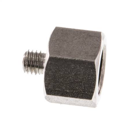 G 1/8'' x M5 F/M RVS Verloopring 40 Bar