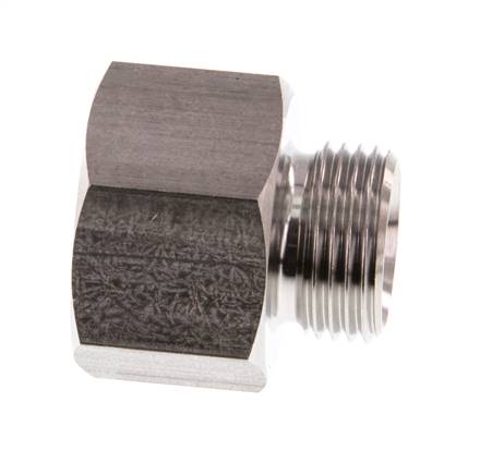 G 1/2'' x G 3/8'' F/M RVS Verloopring 40 Bar