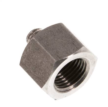 G 1/8'' x M5 F/M RVS Verloopring 40 Bar