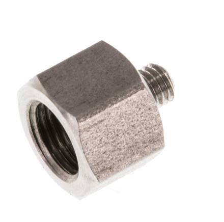 G 1/8'' x M5 F/M RVS Verloopring 40 Bar