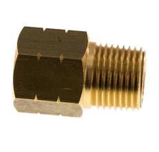 1/2'' NPT x G 1/2'' M/F Messing Verloopring 16 Bar - Hydrauliek