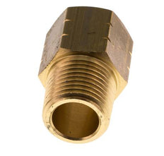 1/2'' NPT x G 1/2'' M/F Messing Verloopring 16 Bar - Hydrauliek