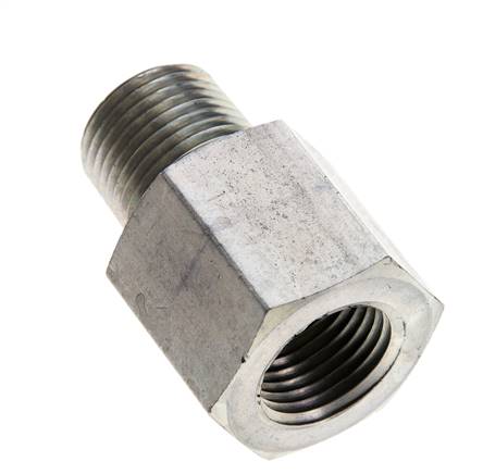 1/2'' NPT x 1/2'' NPT M/F Verzinkt Stalen Extension 345 Bar - Hydrauliek