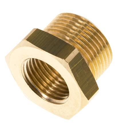 G 1/2'' x G 3/4'' F/M Messing Verloopring 16 Bar [2 Stuks]