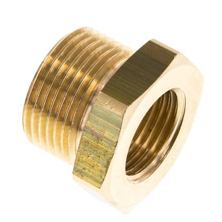 G 1/2'' x G 3/4'' F/M Messing Verloopring 16 Bar [2 Stuks]