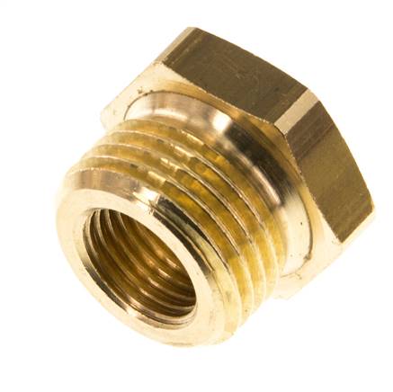 G 1/4'' x G 1/2'' F/M Messing Verloopring 16 Bar [5 Stuks]