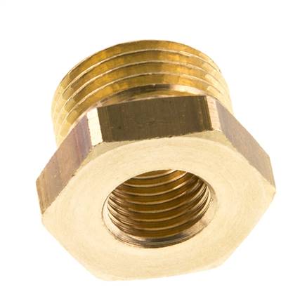G 1/4'' x G 1/2'' F/M Messing Verloopring 16 Bar [5 Stuks]