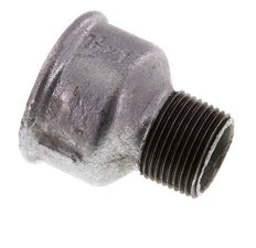 R 1'' x Rp 1 1/2'' M/F Verzinkt Gietijzeren Verloopring 25 Bar