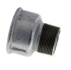 R 1 1/2'' x Rp 2'' M/F Verzinkt Gietijzeren Verloopring 25 Bar