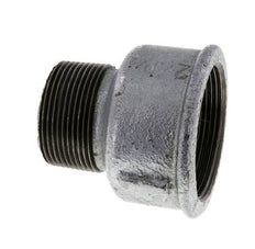 R 1 1/2'' x Rp 2'' M/F Verzinkt Gietijzeren Verloopring 25 Bar