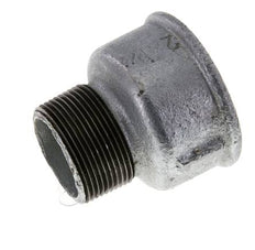 R 1 1/2'' x Rp 2'' M/F Verzinkt Gietijzeren Verloopring 25 Bar