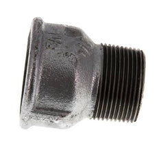 R 1 1/4'' x Rp 1 1/2'' M/F Verzinkt Gietijzeren Verloopring 25 Bar