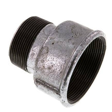 R 2'' x Rp 2 1/2'' M/F Verzinkt Gietijzeren Verloopring 25 Bar