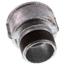 R 2'' x Rp 2 1/2'' M/F Verzinkt Gietijzeren Verloopring 25 Bar