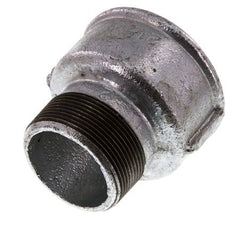 R 2'' x Rp 2 1/2'' M/F Verzinkt Gietijzeren Verloopring 25 Bar