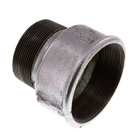 R 2 1/2'' x Rp 3'' M/F Verzinkt Gietijzeren Verloopring 25 Bar