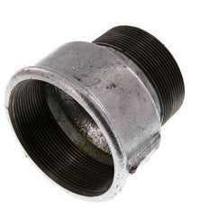 R 2 1/2'' x Rp 3'' M/F Verzinkt Gietijzeren Verloopring 25 Bar