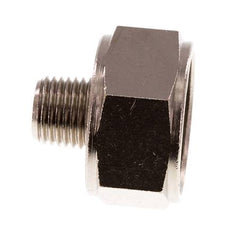 Verloopadapter R1/4'' Buitendraad X Rp3/4'' Binnendraad Messing Vernikkeld 16bar