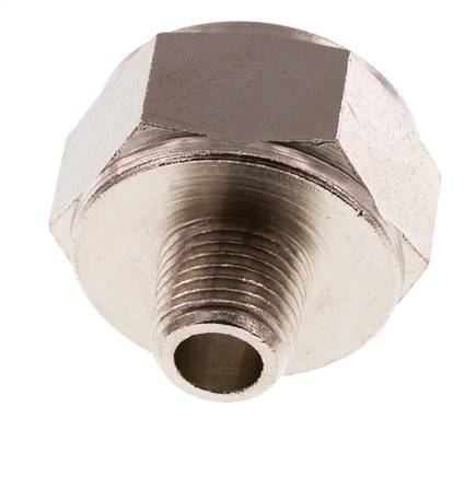 Verloopadapter R1/4'' Buitendraad X Rp3/4'' Binnendraad Messing Vernikkeld 16bar