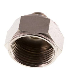 Verloopadapter R1/4'' Buitendraad X Rp3/4'' Binnendraad Messing Vernikkeld 16bar
