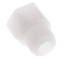 Verloopring G3/8'' Binnendraad X G1/2'' Buitendraad PVDF 10bar FDA 27mm Hex