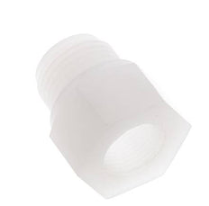 Verloopring G3/8'' Binnendraad X G1/2'' Buitendraad PVDF 10bar FDA 27mm Hex
