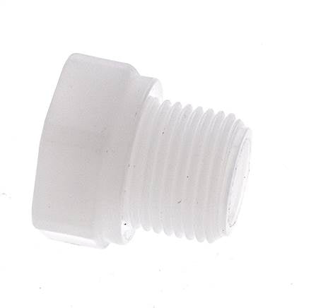 Verloopring G1/8'' Binnendraad X G3/8'' Buitendraad Polypropyleen (PP) 10bar FDA 22mm Hex