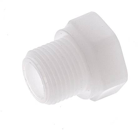 Verloopring G1/8'' Binnendraad X G3/8'' Buitendraad Polypropyleen (PP) 10bar FDA 22mm Hex