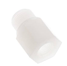 Verloopring G1/4'' Binnendraad X G3/8'' Buitendraad PVDF 10bar FDA 22mm Hex