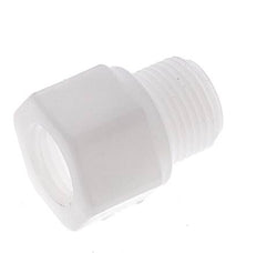 Verloopring G1/4'' Binnendraad X G3/8'' Buitendraad Polypropyleen (PP) 10bar FDA 22mm Hex