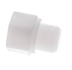 Verloopring G1/4'' Binnendraad X G3/8'' Buitendraad Polypropyleen (PP) 10bar FDA 22mm Hex