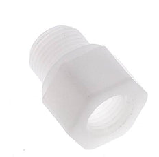 Verloopring G1/4'' Binnendraad X G3/8'' Buitendraad Polypropyleen (PP) 10bar FDA 22mm Hex