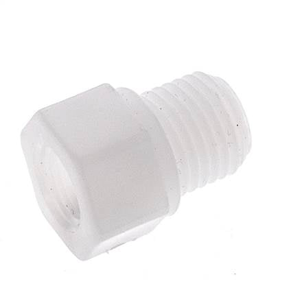 Verloopring G1/8'' Binnendraad X G1/4'' Buitendraad Polypropyleen (PP) 10bar FDA 17mm Hex
