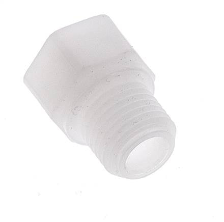 Verloopring G1/8'' Binnendraad X G1/4'' Buitendraad Polypropyleen (PP) 10bar FDA 17mm Hex