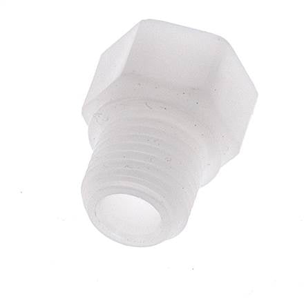 Verloopring G1/8'' Binnendraad X G1/4'' Buitendraad Polypropyleen (PP) 10bar FDA 17mm Hex