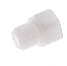 Verloopring G1/8'' Binnendraad X G1/4'' Buitendraad Polypropyleen (PP) 10bar FDA 17mm Hex