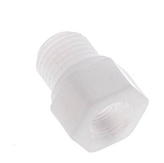 Verloopring G1/8'' Binnendraad X G1/4'' Buitendraad Polypropyleen (PP) 10bar FDA 17mm Hex