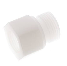 Verloopring G1/2'' Binnendraad X G3/4'' Buitendraad PVDF 10bar FDA 32mm Hex