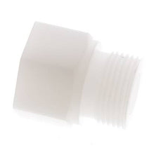 Verloopring G1/2'' Binnendraad X G3/4'' Buitendraad PVDF 10bar FDA 32mm Hex