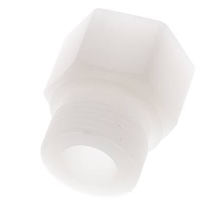 Verloopring G1/2'' Binnendraad X G3/4'' Buitendraad PVDF 10bar FDA 32mm Hex