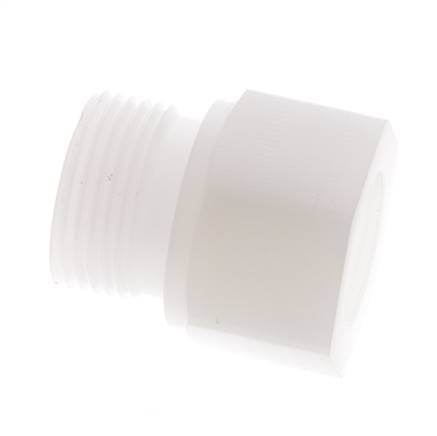 Verloopring G1/2'' Binnendraad X G3/4'' Buitendraad PVDF 10bar FDA 32mm Hex